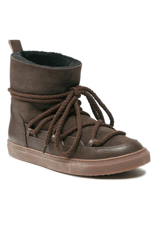 Inuikii Śniegowce Sneaker Classic 50202-001 Brązowy. Kolor: brązowy. Materiał: skóra