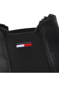 Tommy Jeans Sztyblety Warmlined Chelsea Boot EN0EN01991 Czarny. Kolor: czarny. Materiał: skóra #3