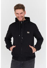 Dolce and Gabbana - DOLCE & GABBANA Czarna męska bluza z kapturem, Rozmiar 52. Typ kołnierza: kaptur. Kolor: czarny #1