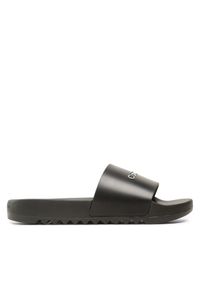 Calvin Klein Klapki Chuncky Pool Slide Rub HM0HM01063 Czarny. Kolor: czarny