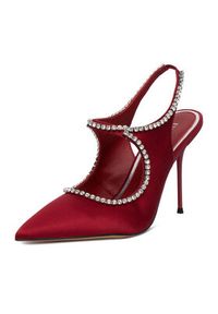 Eva Minge Szpilki EO-LIVIA-LT2019-6 Czerwony. Kolor: czerwony. Materiał: materiał. Obcas: na szpilce #4