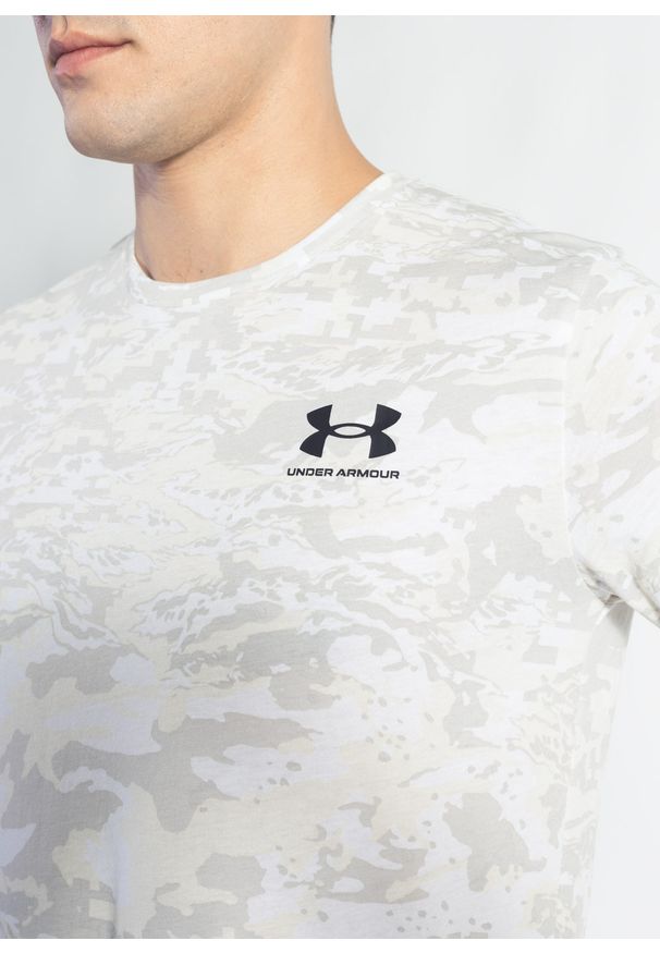 Koszulka męska szara Under Armour Ua Abc Camo SS. Kolor: szary. Materiał: materiał