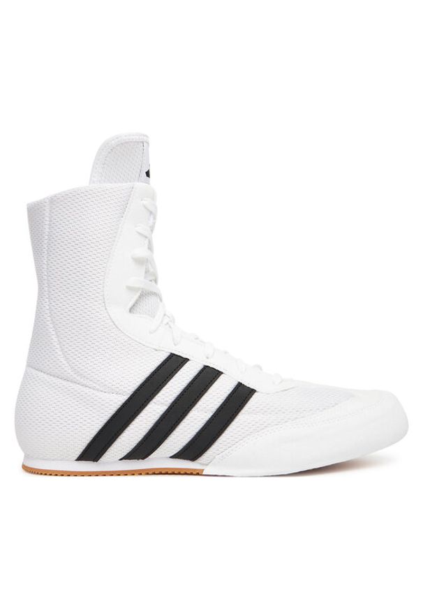 Adidas - adidas Buty bokserskie Box Hog 2.0 Boots JQ9162 Biały. Kolor: biały. Materiał: materiał