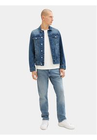 Tom Tailor Kurtka jeansowa 1037634 Niebieski Regular Fit. Kolor: niebieski. Materiał: bawełna