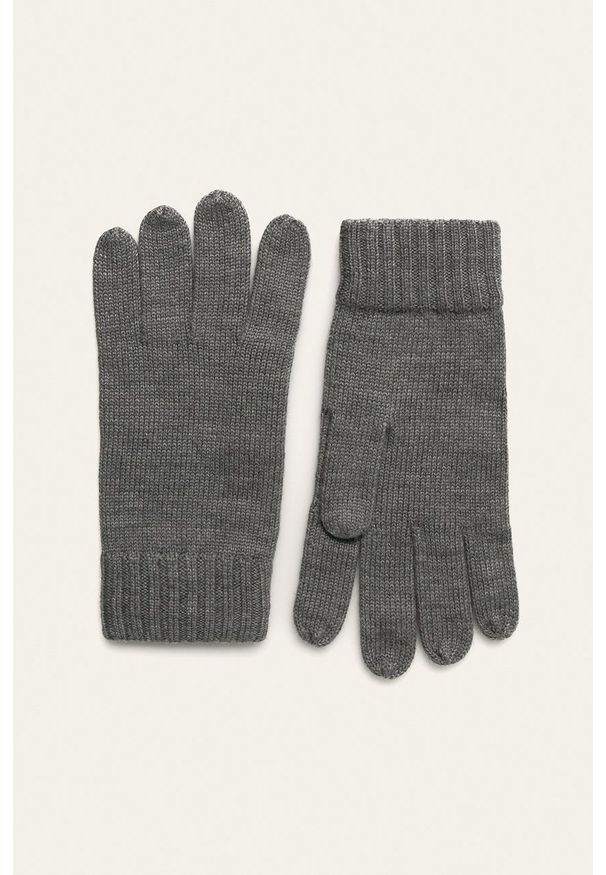Polo Ralph Lauren - Rękawiczki. Kolor: szary