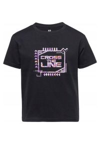 IQ - T-shirt Dziecięca Z Krótkim Rękawem Dafi. Kolor: czarny. Długość rękawa: krótki rękaw. Długość: krótkie