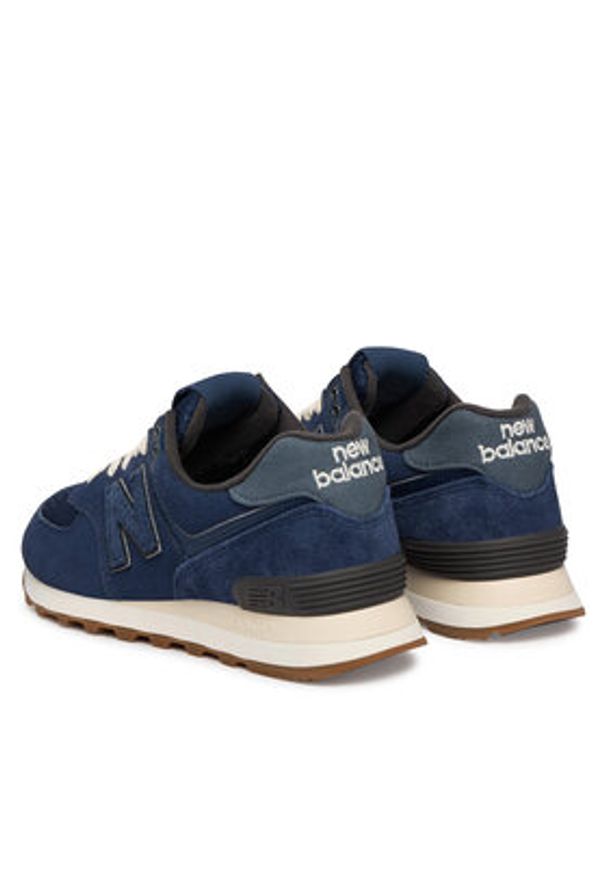 New Balance Sneakersy U5747FO Granatowy. Kolor: niebieski. Materiał: skóra, zamsz