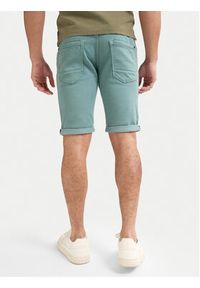 Petrol Industries Szorty jeansowe M-ROS-SHO005 Błękitny Slim Fit. Kolor: niebieski. Materiał: bawełna #8