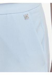 Hugo - HUGO Spodnie materiałowe Hagonia-1 50539991 Niebieski Slim Fit. Kolor: niebieski. Materiał: syntetyk #4