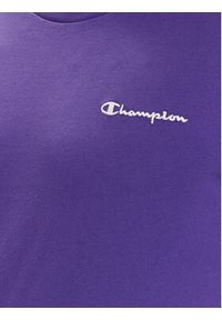 Champion T-Shirt 218928 Fioletowy Regular Fit. Kolor: fioletowy. Materiał: bawełna