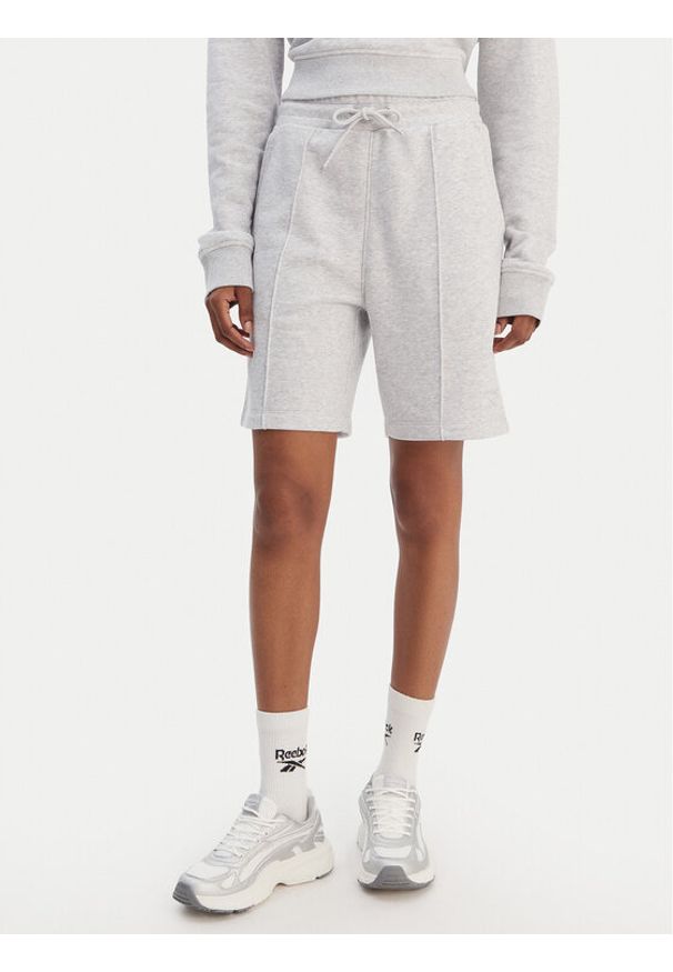 Reebok Szorty sportowe Sasha RK25510CCW Szary Regular Fit. Kolor: szary. Materiał: bawełna, syntetyk