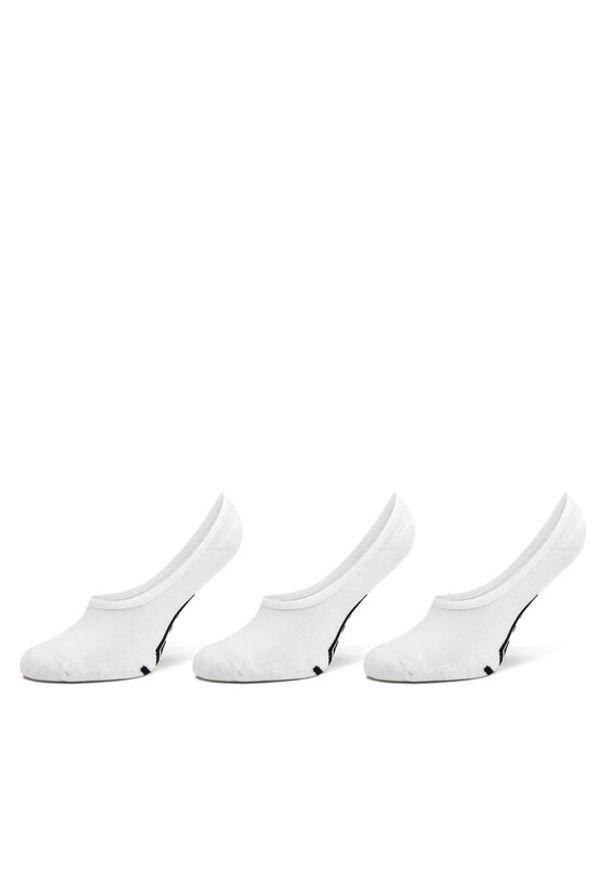 Vans Stopki Classic No Show VN000F10WHT1 Biały. Kolor: biały. Materiał: materiał