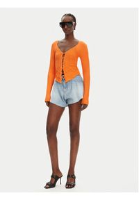 Pinko - PINKO Szorty jeansowe Calma 100395 A2OC Niebieski Relaxed Fit. Kolor: niebieski. Materiał: bawełna #3