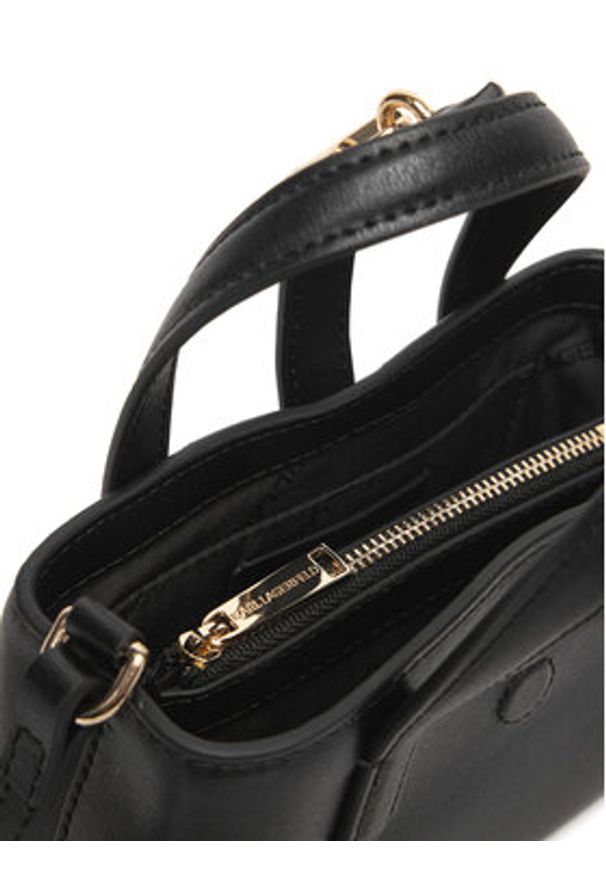 Karl Lagerfeld - KARL LAGERFELD Torebka B1W32027 Czarny. Kolor: czarny. Materiał: skórzane