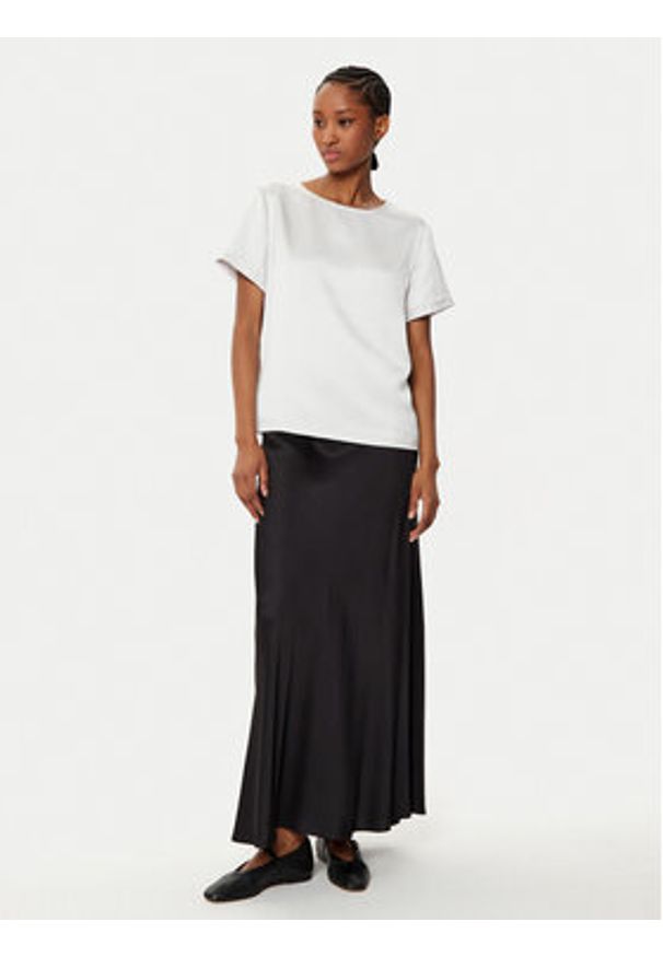 Weekend Max Mara T-Shirt Amburgo 2515941051 Écru Regular Fit. Materiał: syntetyk