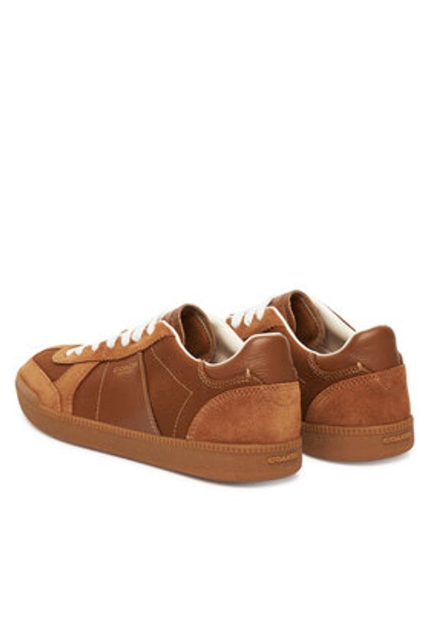 Coach Sneakersy Ellis CBX21 Brązowy. Kolor: brązowy. Materiał: materiał
