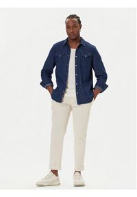Mustang Koszula jeansowa Duver 1016950 Granatowy Regular Fit. Kolor: niebieski. Materiał: bawełna #3