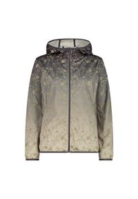 Kurtka damska turystyczna CMP 35A5656. Typ kołnierza: kaptur. Kolor: szary. Materiał: softshell. Sport: turystyka piesza #1