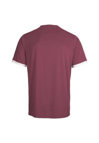 Hummel - Koszulka sportowa HUMMEL core SS poly bordowa. Kolor: czerwony, wielokolorowy, brązowy