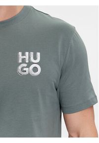 Hugo T-Shirt Detzington241 50508944 Zielony Regular Fit. Kolor: zielony. Materiał: bawełna #4