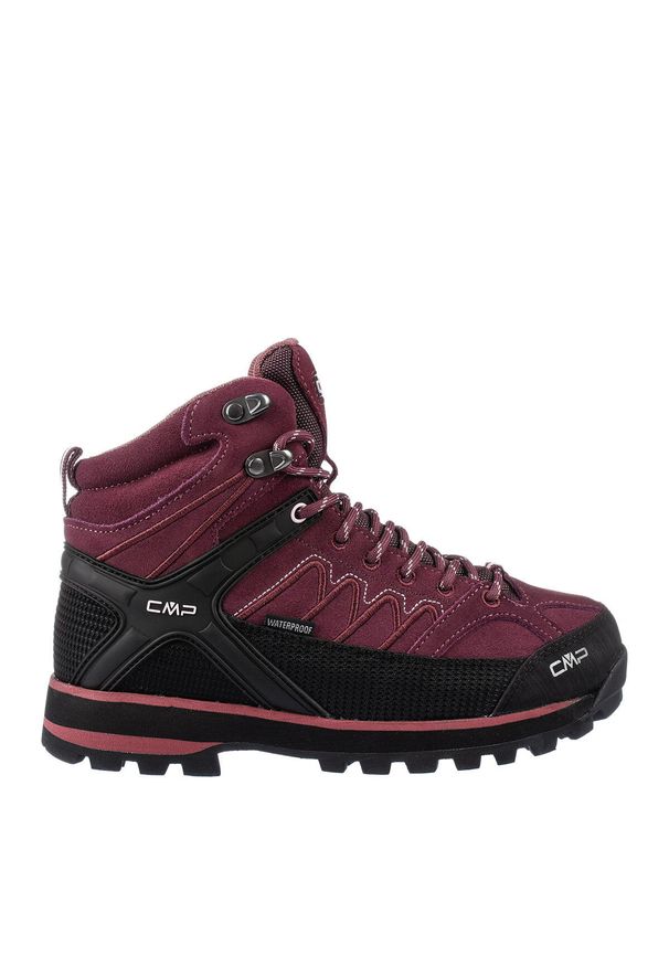 Buty trekkingowe damskie CMP MOON MID. Kolor: czarny, fioletowy, wielokolorowy. Materiał: materiał, zamsz, skóra, guma, syntetyk. Styl: sportowy. Sport: turystyka piesza