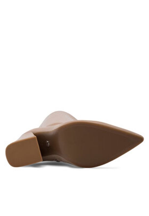 Nine West Kozaki SHARLEEZ 13196H Beżowy. Kolor: beżowy. Materiał: skóra