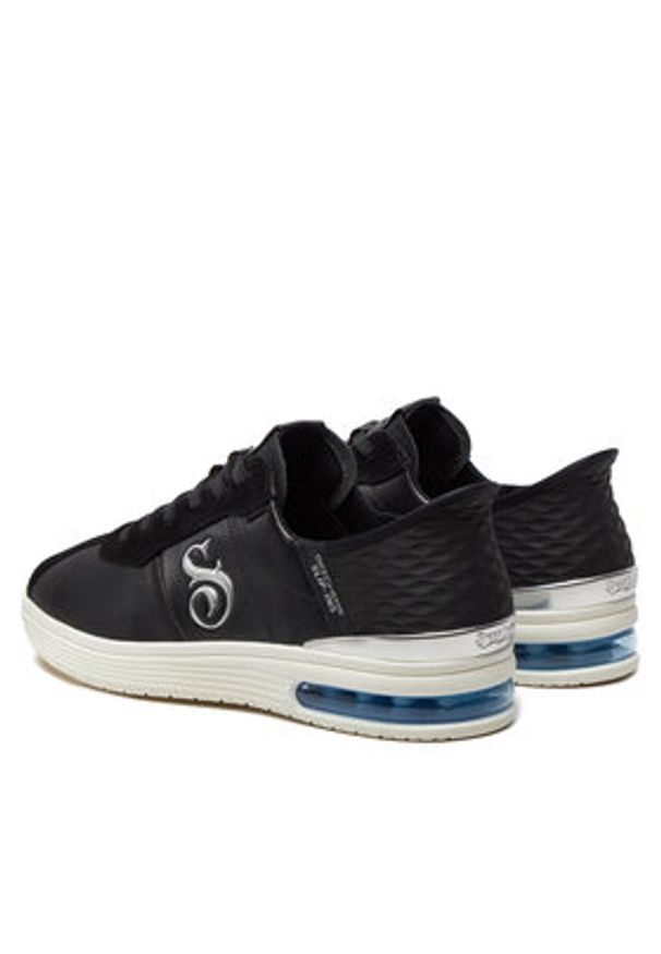skechers - Skechers Sneakersy Doggy Air 251027/BLK Czarny. Kolor: czarny. Materiał: skóra