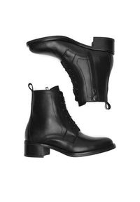 Gino Rossi Botki DOTTY-26204PE Czarny. Kolor: czarny. Materiał: skóra