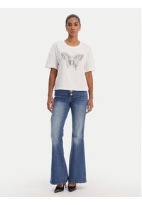 Fracomina Jeansy FR26SVA012D40102 Niebieski Bootcut Fit. Kolor: niebieski #3