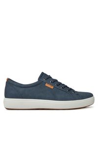 ecco - Sneakersy ECCO. Kolor: niebieski. Styl: marine #1