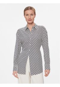 TOMMY HILFIGER - Tommy Hilfiger Koszula Seal Aop Fluid Modern Shirt WW0WW40753 Czarny Regular Fit. Kolor: czarny. Materiał: wiskoza #1