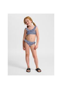 Dziewczęcy dwuczęściowy kostium kąpielowy Hummel Frilli. Kolor: wielokolorowy, niebieski, biały #1