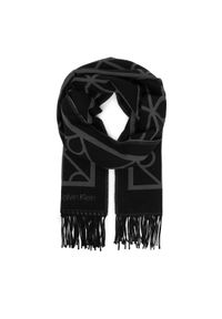 Calvin Klein Szalik LV04D8061 Szary. Kolor: szary. Materiał: poliester