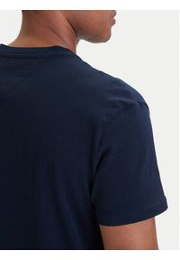 Tommy Jeans T-Shirt Linear Logo DM0DM20744 Granatowy Regular Fit. Kolor: niebieski. Materiał: bawełna #3