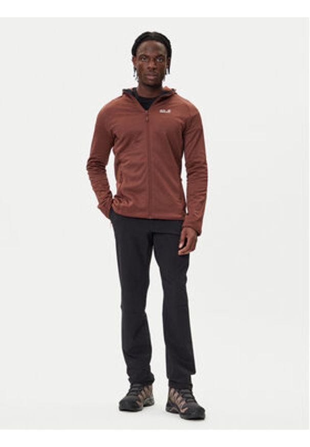 Jack Wolfskin Polar Peak District A65272 Brązowy Regular Fit. Kolor: brązowy. Materiał: syntetyk