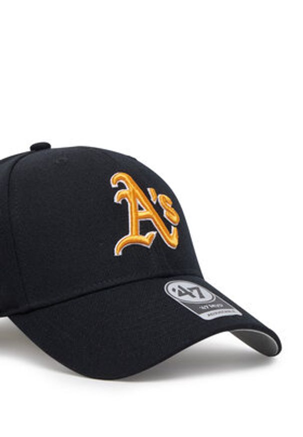 47 Brand Czapka z daszkiem MLB Oakland Athletics '47 MVP B-MVP18WBV Czarny. Kolor: czarny. Materiał: materiał, akryl