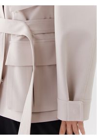 Calvin Klein Płaszcz przejściowy K20K205882 Écru Regular Fit. Materiał: syntetyk #7