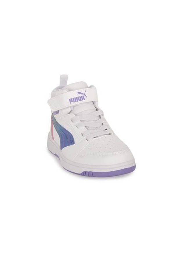 Buty do chodzenia dla dzieci Puma 01 Rebound V6 Low. Kolor: wielokolorowy. Materiał: syntetyk, materiał. Szerokość cholewki: normalna. Sport: turystyka piesza