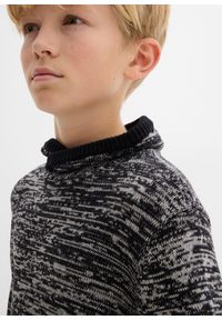 bonprix - Sweter z szalowym kołnierzem. Kolor: czarny #3