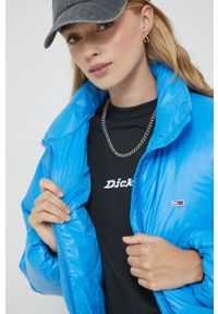Tommy Jeans kurtka puchowa damska zimowa. Kolor: niebieski. Materiał: puch. Sezon: zima #6