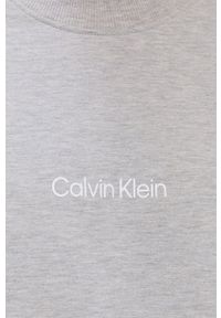 Calvin Klein Underwear Bluza męska kolor szary melanżowa. Okazja: na co dzień. Kolor: szary. Materiał: dzianina. Wzór: melanż. Styl: casual