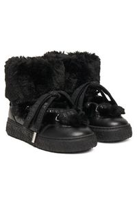 Guess Śniegowce FLFUEK FUR10 Czarny. Kolor: czarny. Materiał: materiał