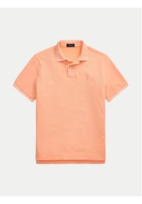 Polo Ralph Lauren Polo 710969626004 Pomarańczowy Custom Slim Fit. Typ kołnierza: polo. Kolor: pomarańczowy. Materiał: bawełna