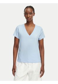 Polo Ralph Lauren T-Shirt 211B14611001 Niebieski Straight Fit. Typ kołnierza: polo. Kolor: niebieski. Materiał: bawełna #1