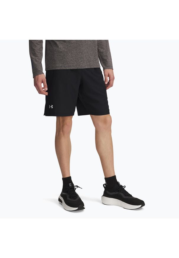 Spodenki do biegania męskie Under Armour Launch 9". Kolor: czarny. Sport: bieganie