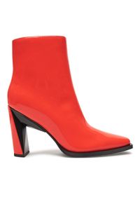 United Nude Botki Poly Bootie Hi 108635703 Czerwony. Kolor: czerwony. Materiał: skóra