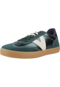 Buty VICTORIA BERLIN METAL Zielony. Kolor: zielony. Materiał: syntetyk, tkanina, skóra. Styl: sportowy