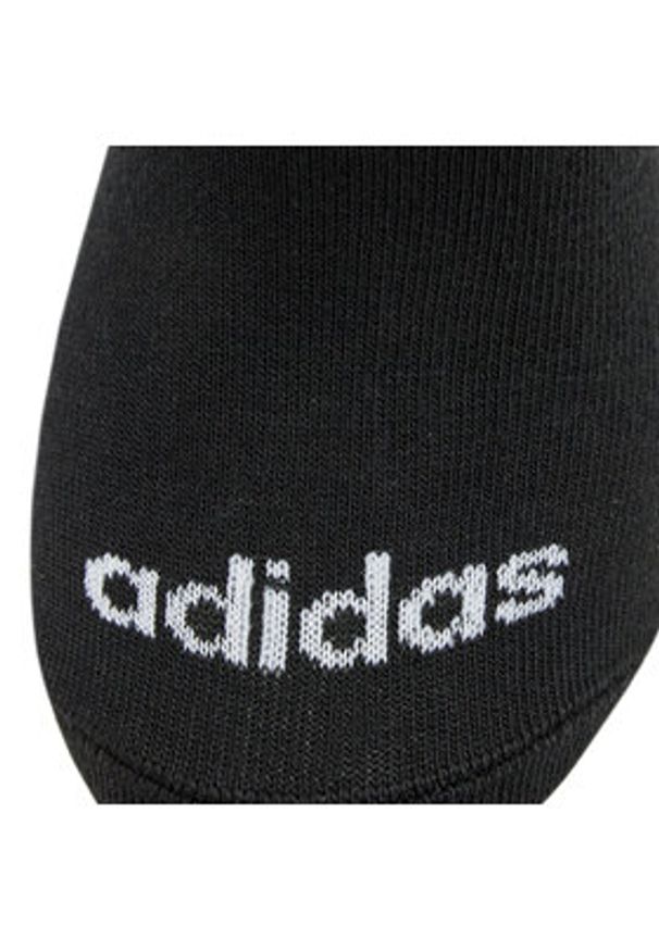 Adidas - adidas Skarpety stopki unisex Thin Linear Low-Cut Socks 3 Pairs IC1299 Czarny. Kolor: czarny. Materiał: bawełna