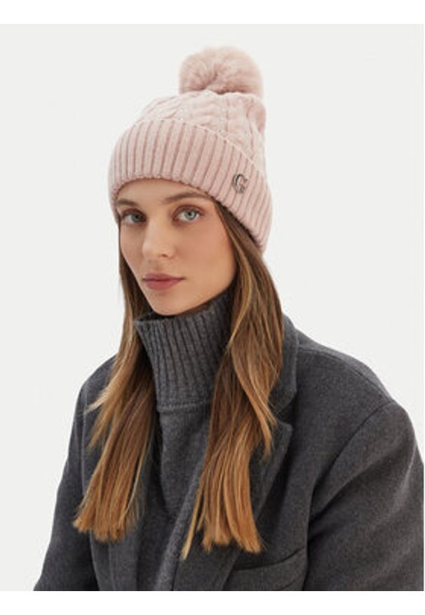 Guess Kapelusz 179113 Różowy. Kolor: różowy. Materiał: akryl