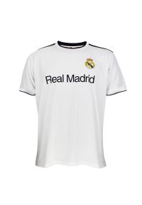 Real Madrid - Real Madryt komplet koszulka spodenki junior RM1KTK124 128 biały. Kolor: biały. Sport: piłka nożna